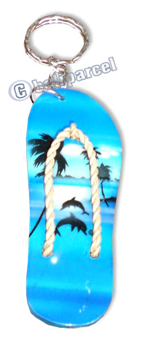 Airbrushed Keyrings, Made From Wood With Airbrush