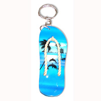 Airbrushed Keyrings, Made From Wood With Airbrush