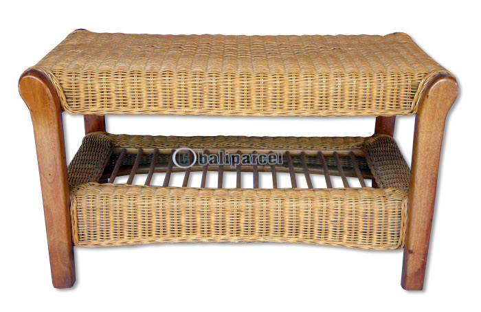 Coffe Table, Made From Rattan