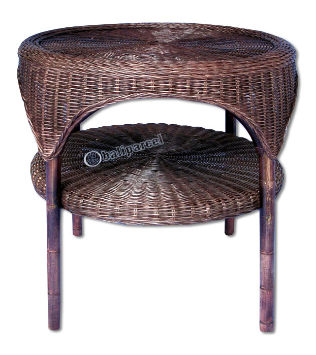 Coffe Table, Made From Rattan