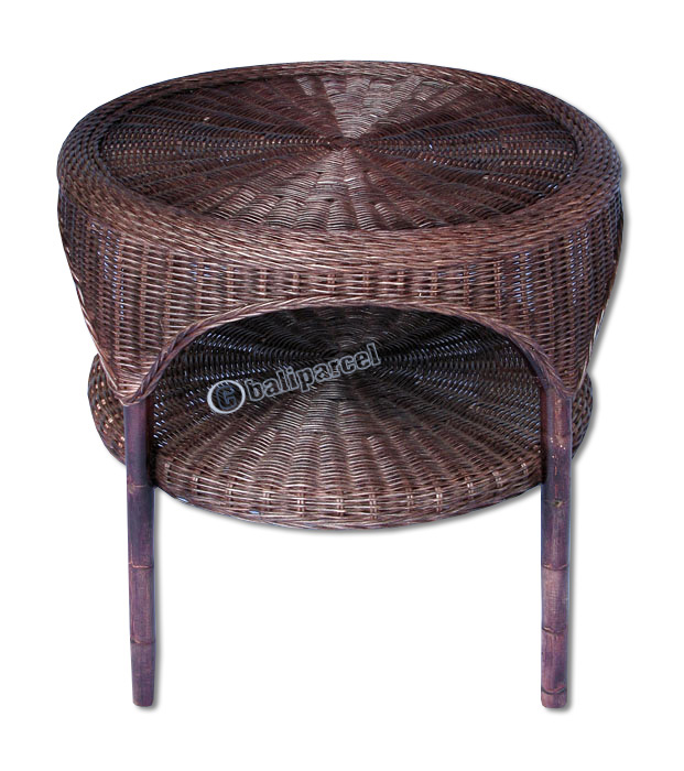 Coffe Table, Made From Rattan