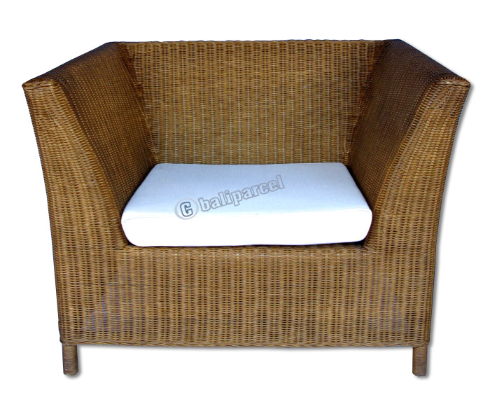 Armchair, Made From Rattan And Wood ( Without Cushion )