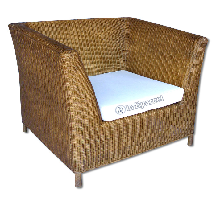 Armchair, Made From Rattan And Wood ( Without Cushion )