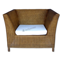 Armchair, Made From Rattan And Wood ( Without Cushion )