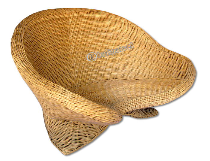 Loveseat, Made From Rattan
