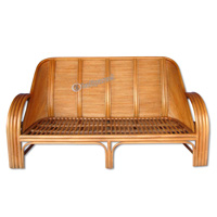 Wooden Sofa, Made From Rattan