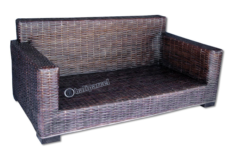 Wooden Sofa, Made From Rattan