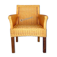 Dinning Chair, Made From Rattan And Wood