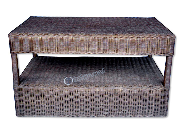 Coffe Table, Made From Rattan