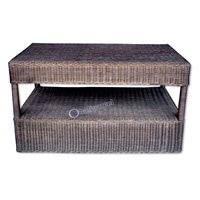 Coffe Table, Made From Rattan