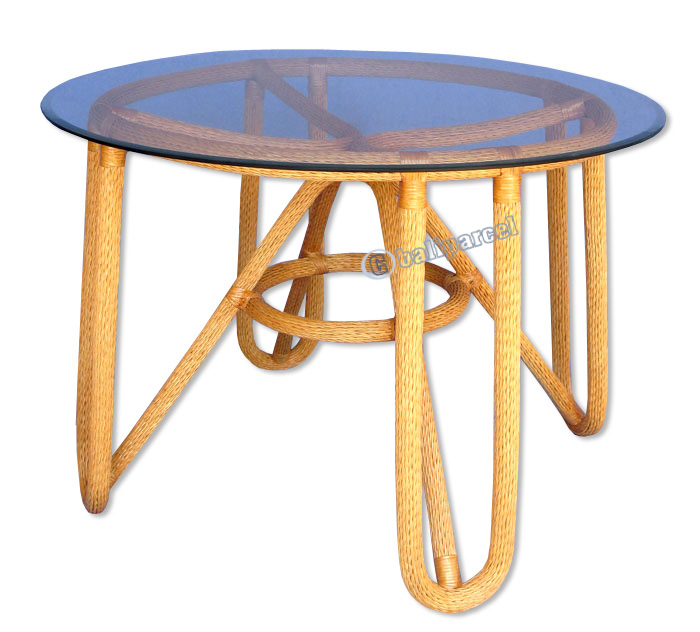 Dinning Table, Made From Rattan