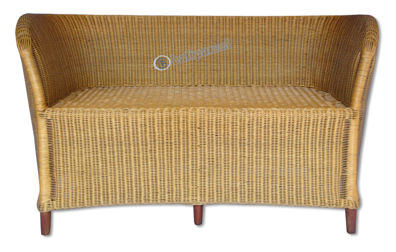 Sofa, Made From Rattan And Wood