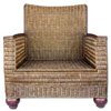 Armchair, Made From Rattan And Wood ( Without Cushion )