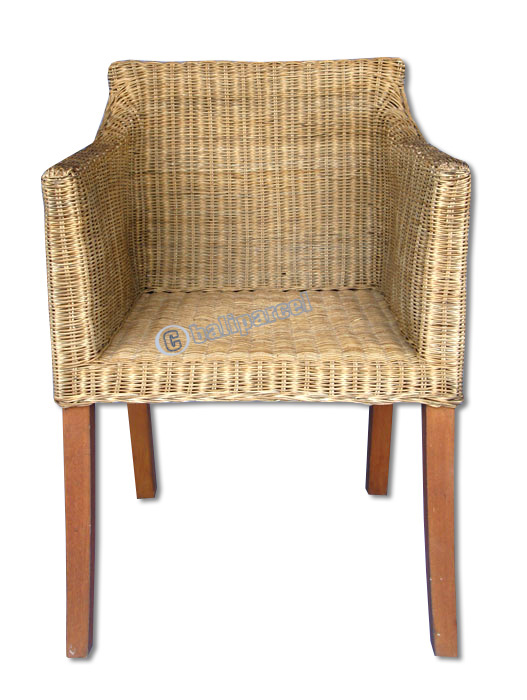 Dinning Chair, Made From Rattan With Wood 