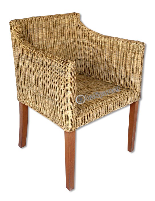 Dinning Chair, Made From Rattan With Wood 