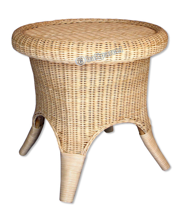 Coffe Table, Made From Rattan