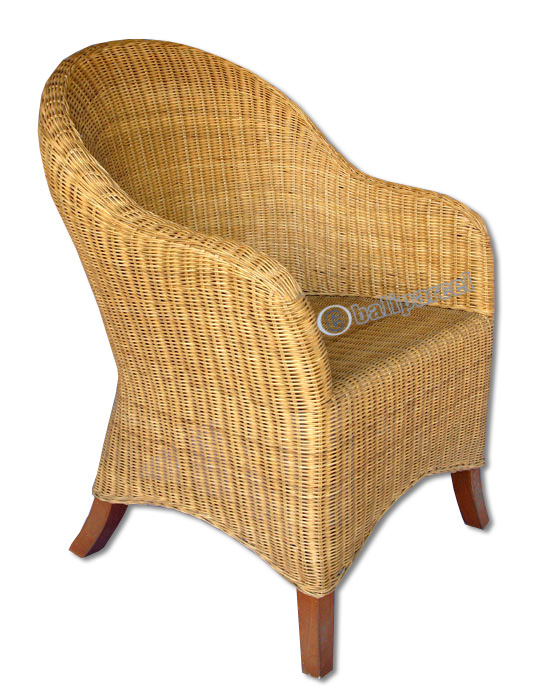 Dinning Chair, Made From Rattan With Wood 