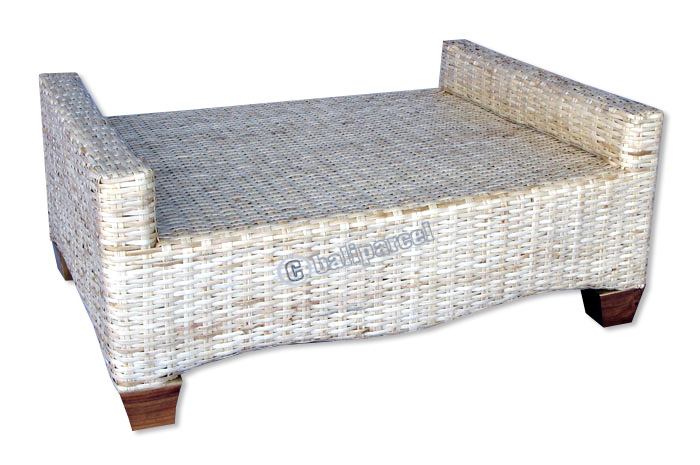 Ottoman, Made From Rattan