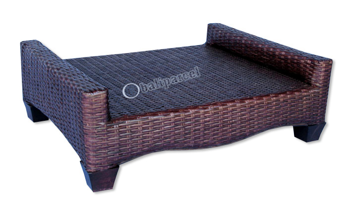 Ottoman, Made From Rattan