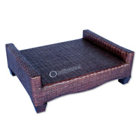 Ottoman, Made From Rattan