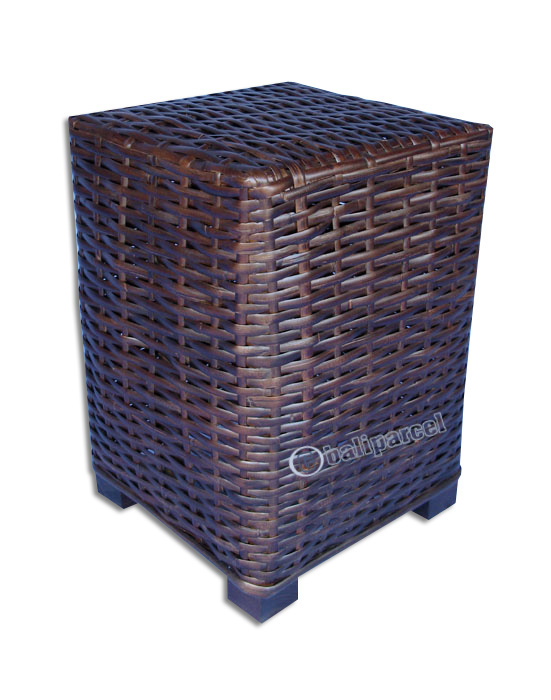 Side Table, Made From Rattan