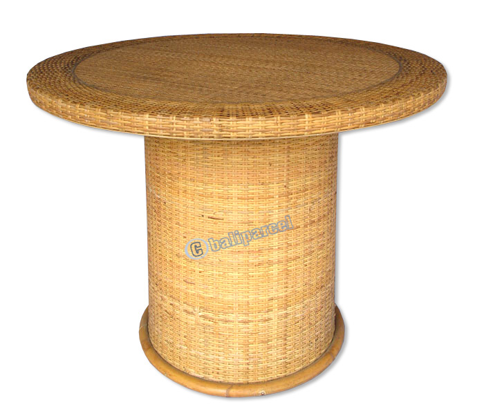 Coffe Table, Made From Rattan