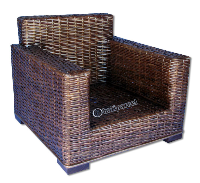 Armchair, Made From Rattan And Wood ( Without Cushion )