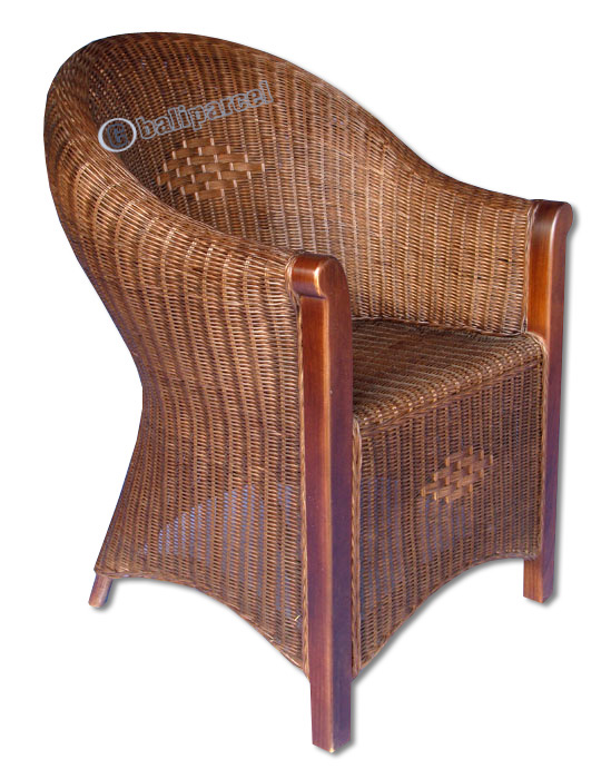 Dinning Chair, Made From Rattan With Wood 