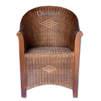 Dinning Chair, Made From Rattan With Wood 