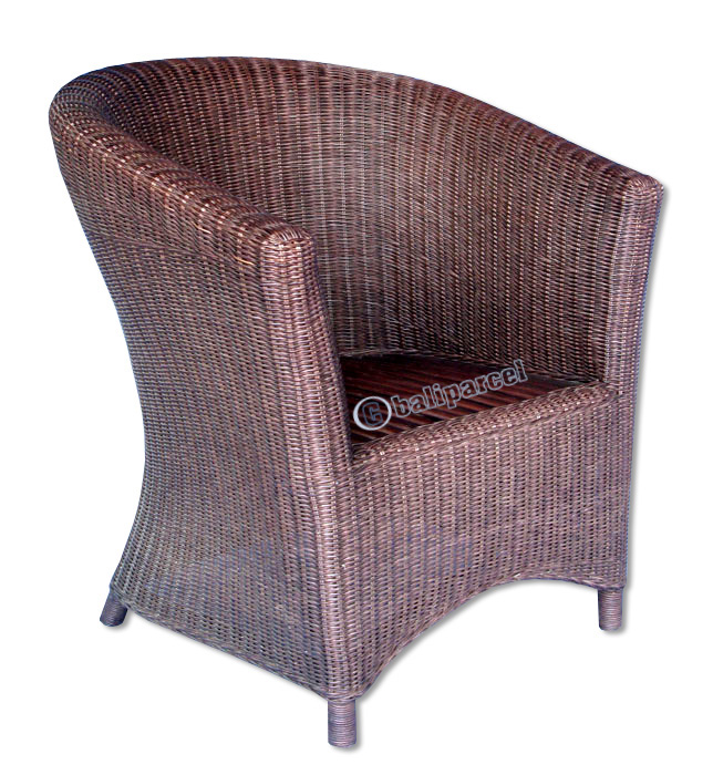 Armchair, Made From Rattan And Wood ( Without Cushion )