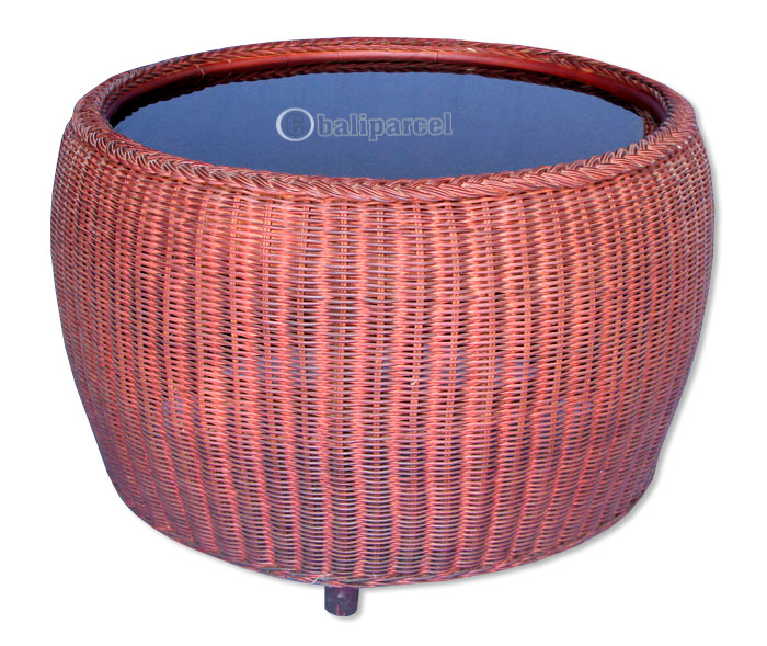 Coffe Table, Made From Rattan