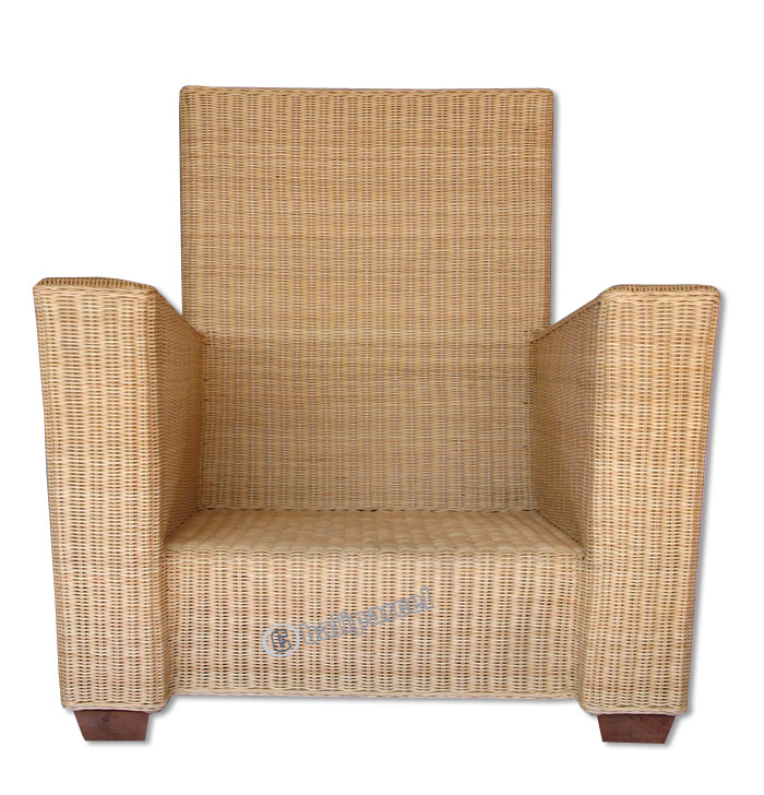 Armchair, Made From Rattan And Wood ( Without Cushion )