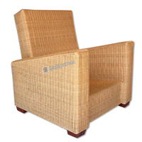 Armchair, Made From Rattan And Wood ( Without Cushion )