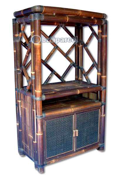Wooden Cabinet, Made From Bamboo