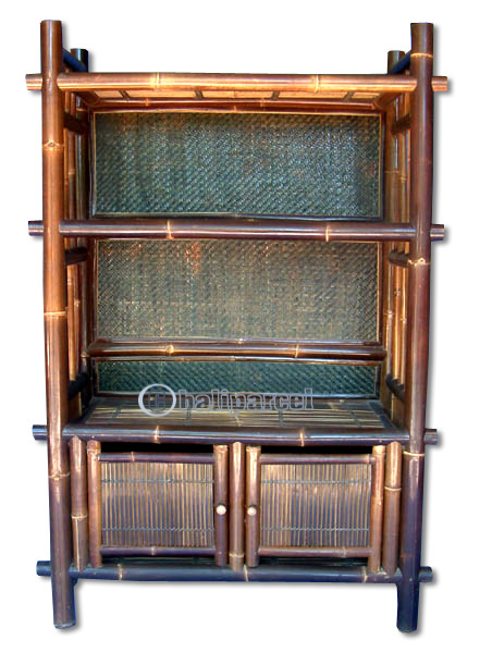 Wooden Cabinet, Made From Bamboo