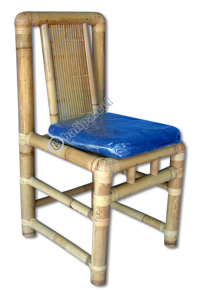 Wooden Chair, Made From Bamboo ( Including Cushion )