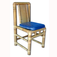 Wooden Chair, Made From Bamboo ( Including Cushion )