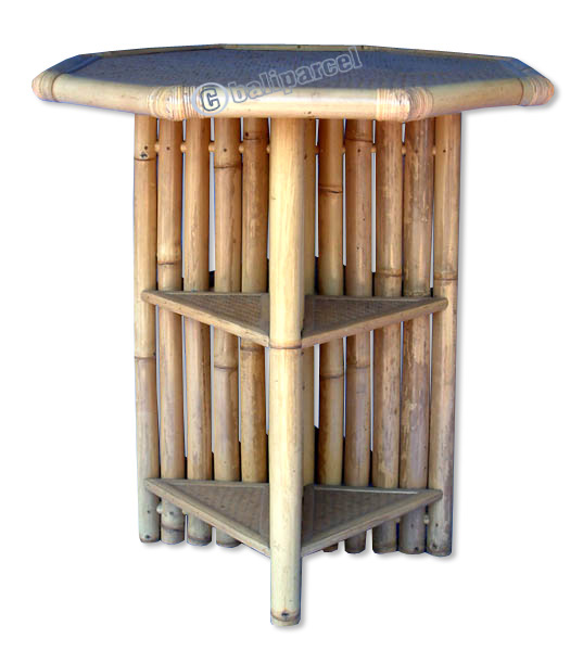 Wooden Table, Made From Bamboo