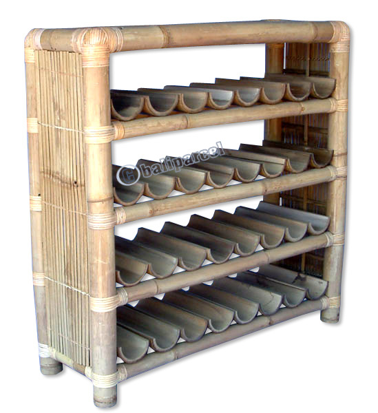 Wooden Rack, Made From Bamboo