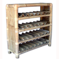 Wooden Rack, Made From Bamboo