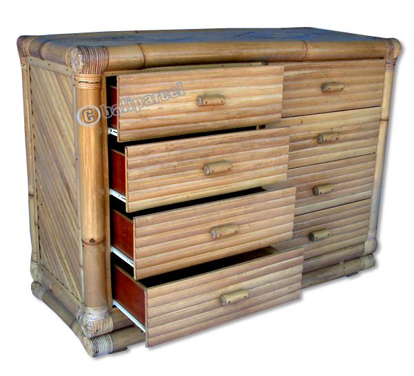 Wooden Cabinet, Made From Bamboo