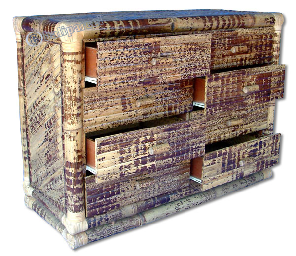 Wooden Cabinet, Made From Bamboo
