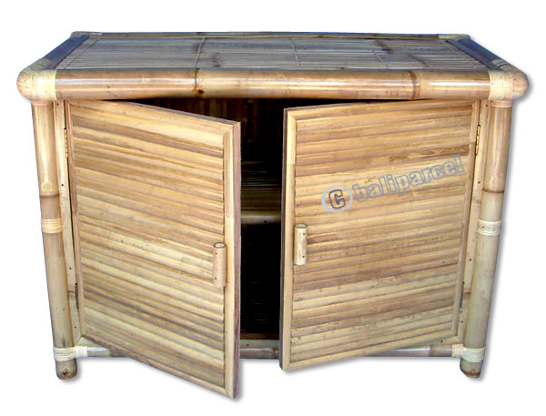 Wooden Cabinet, Made From Bamboo