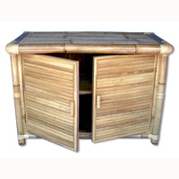 Wooden Cabinet, Made From Bamboo