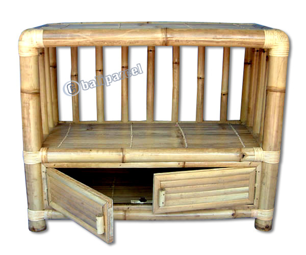 Wooden Cabinet, Made From Bamboo