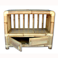 Wooden Cabinet, Made From Bamboo