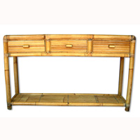 Wooden Cabinet, Made From Bamboo