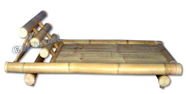Single Bed, Made From Bamboo ( Without Cushion )