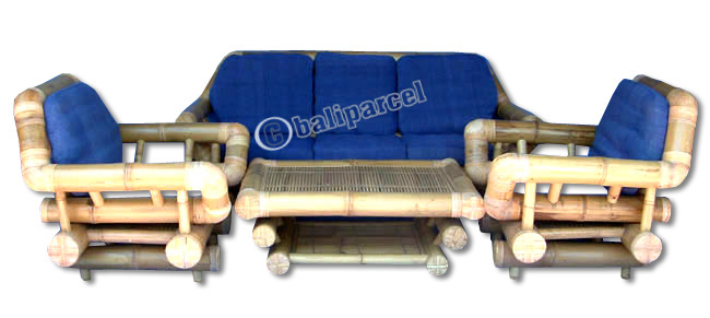 Set Sofa, Made From Bamboo ( Including Cushion )