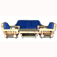 Set Sofa, Made From Bamboo ( Including Cushion )